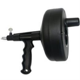 AUGER DRAIN DRUM 1/4X15FT BLK