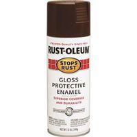 PAINT SPRAY GLO LTHR BRN 12OZ