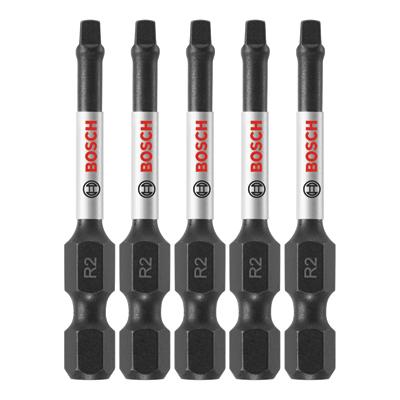 5PK 2" #2 SQ PWR BIT