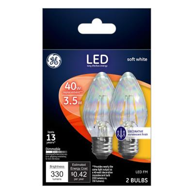 GE2PK 3.5W SW Flam Bulb