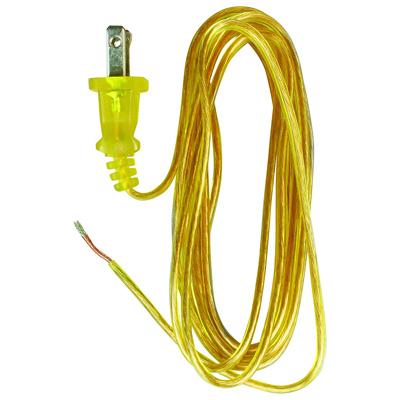 8' GLD Spt1 Lamp Cord