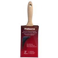BRUSH FLAT SOLID RND POLY 3IN