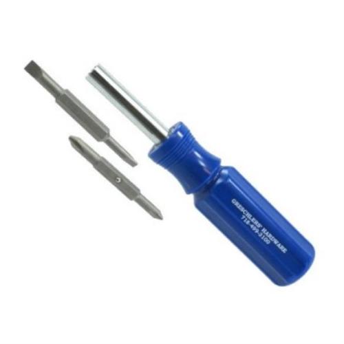SCREWDRIVER BLUE MULTI-BIT 6-IN-1 CRESCENT