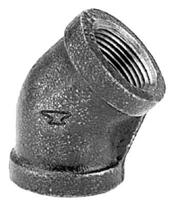 1-1/4 BLK 45 DEG Elbow