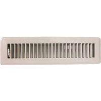 REGISTER FLOOR 2X14IN WHT