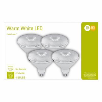 GE 4PK WHT Par38 Bulb