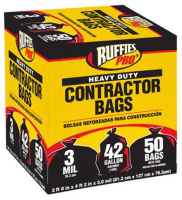 50PK 42GAL BLK Cont Bag