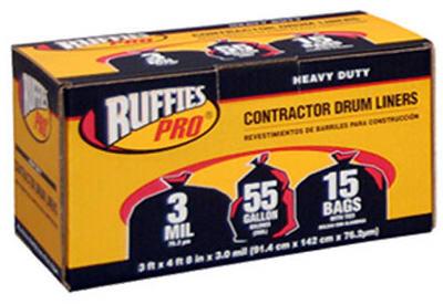 15PK 55GAL BLK LINER