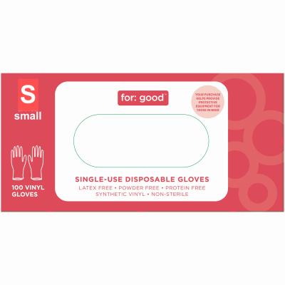 100CT SM Vinyl Gloves