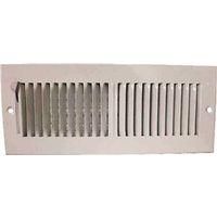 REGISTER SIDEWALL 2WY 12X4 WHT