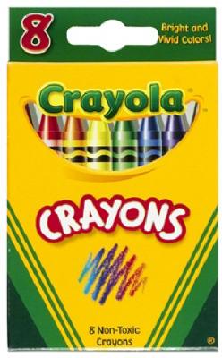 8CT Crayons In Tuck Box