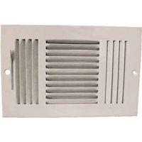 REGISTER SIDEWALL 3WY 10X6 WHT