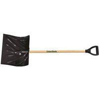SHOVEL SNOW WOOD HANDLE 50.5IN