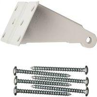DOOR JAMB REPAIR BRACKET WHITE