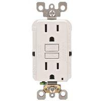 OUTLET GFCI SLFTST WLPLT15A WH
