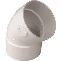 ELBOW 45DEG PVC HUB 3IN