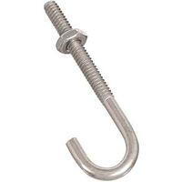 BOLT J-HOOK 3/16X2-1/2IN ZINC