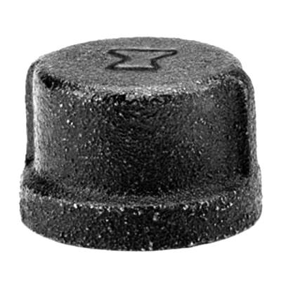 CAP HEX BLACK 2"