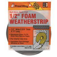 WEATHERSTRIP TAPE 1/2X3/8X17FT