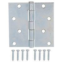 HINGE UTILITY STEEL 4X4IN ZN
