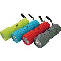 FLASHLIGHT 6LED DISPLY/12 3AAA