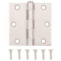 HINGE DOOR SQ CNR SAT NIC 3IN