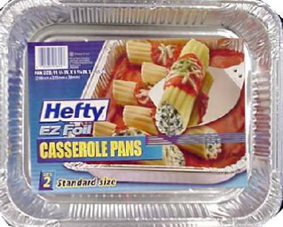 2PK FOIL CASSEROLE PAN