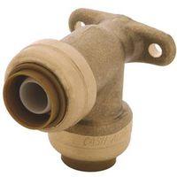 ELBOW PSH FIT DROP BRASS 1/2IN