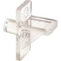 PEG SHELF SUPPORT PLSTC CLEAR