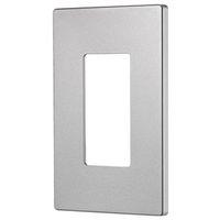 WALLPLATE SCRWLS 1G SLVR/GRANT