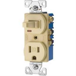 SWITCH RECPT/TOGG TR 1P 15A IV