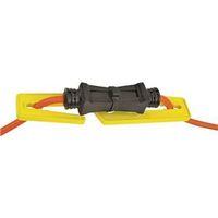 LOCK CORD S TYPE PLASTIC YEL