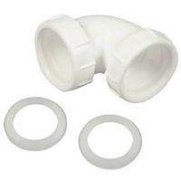 TUBE ELBOW 1-1/2IN 90DEG WHT