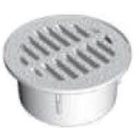 GRATE ROUND BLACK 4IN