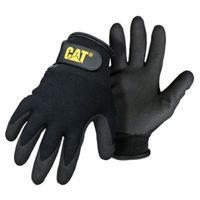 GLOVES NYLON CTD BLACK MEDIUM