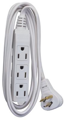 ME6' 16/3 WHT EXT CORD