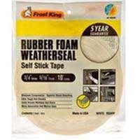 WEATHERSTRIP TAPE 3/4X10FT WHT