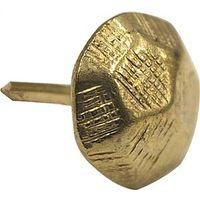 NAIL UPHOLSTERY BRASS H-HEAD
