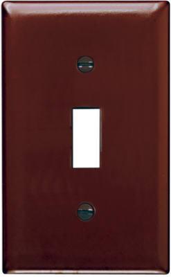 BRN 1G NYL WALL PLATE