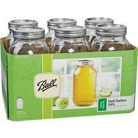 CANNING JAR/LID BOX 1/2 GAL