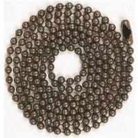 CHAIN BEAD W/CON NO 6 3FT BRZ