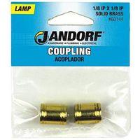 COUPLING 1/8 IP SOLID BRASS