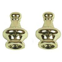 FINIAL PYRAMID 1-1/4IN BRS FIN