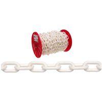CHAIN NO6 WHITE PLASTIC 100FT