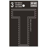 LETTER HOUSE T 3IN  VINYL BLK