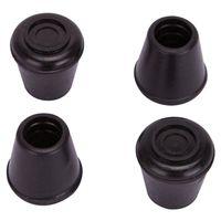 LEG TIP RUBBER 1/2 INCH BLACK