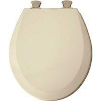 TOILET SEAT RND WOOD BISCUIT