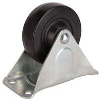 CASTER RIGID 4IN RUBBER