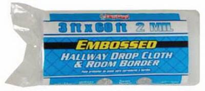 3X60 MED EMB DROP CLOTH