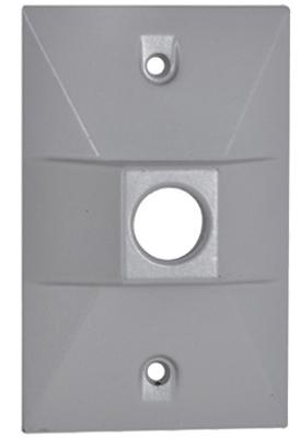 ME GRY RECT LAMP COVER